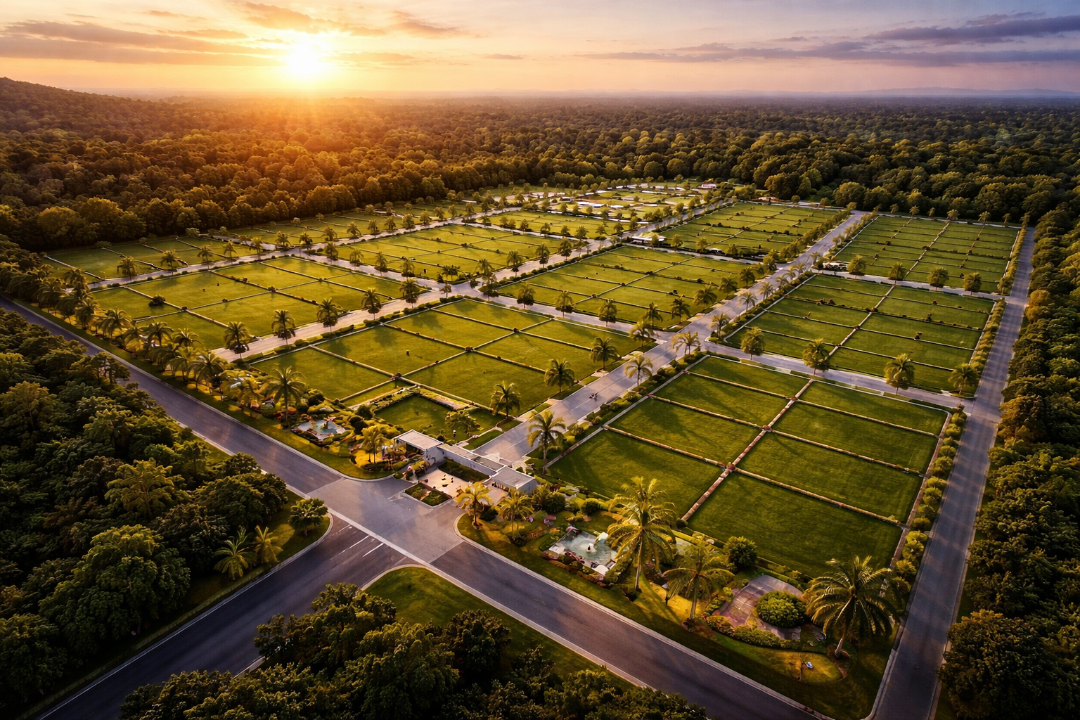 Plots and buildings overview